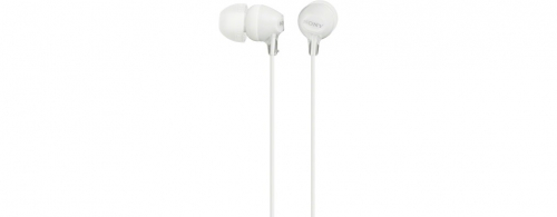 Sony In-ear Headphones with mic MDR-EX15AP White