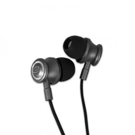 Esperanza METAL EARPHONES WITH Mikrofon BLACK