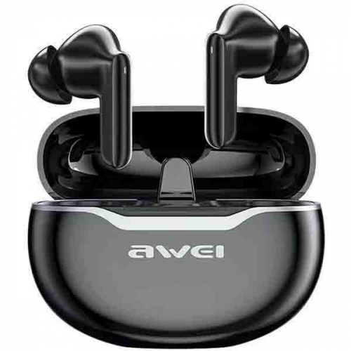 AWEI Bluetooth Headphones 5.3 T50 Pro TWS Black