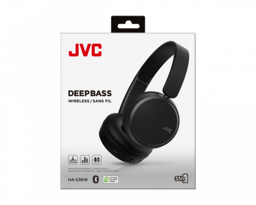 JVC Headphone HA-S36 WBU black