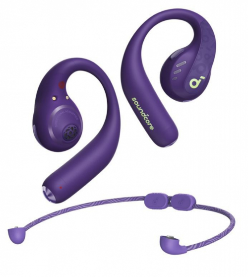 Anker On-Ear Headphones SoundCore AeroFit Pro purple