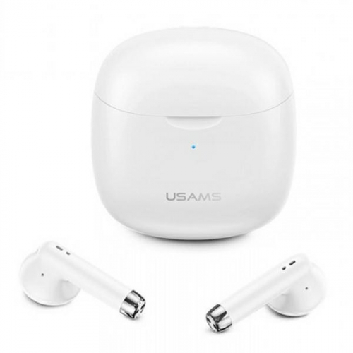 USAMS Bluetooth Headphones TW S 5.0 IA Series White