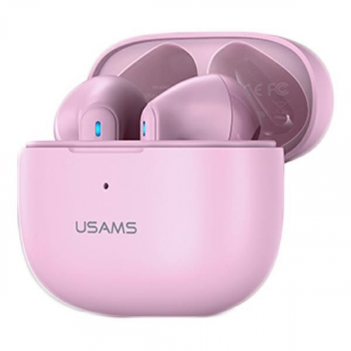 USAMS Bluetooth Headphones TW S 5.2 NX10 Dual mic pink