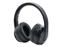 QOLTEC 50844 Wireless Headphones with Mikrofon BT 5.0 AB Black