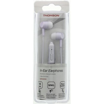 Thomson Earphones with Mikrofon EAR3005W white