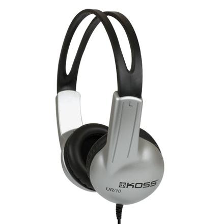 Koss | Headphones | UR10 | Wired | On-Ear | Silver/Black 196784