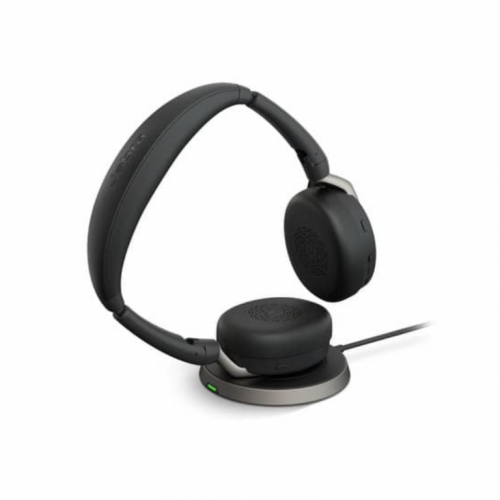 Jabra Evolve2 65 Flex MS Stereo Wireless Kõrvaklapid mikrofoniga, Bluetooth, USB-A, Black