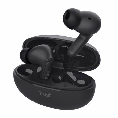 Kõrvaklapid mikrofoniga EARBUDS YAVI BT ENC/BLACK 25296 TRUST