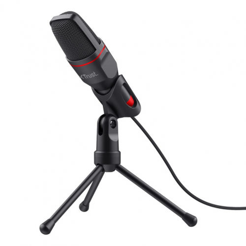 Trust GXT 212 Black, Red PC Microphone