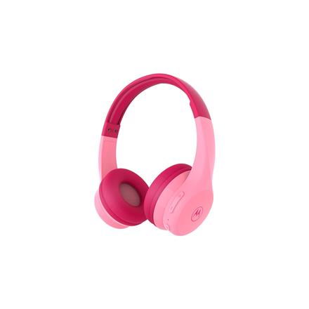 Motorola | Kids Headphones | Moto JR300 | Over-Ear Over-Ear | Bluetooth | Built-in Microphone | Bluetooth | Pink | Wireless