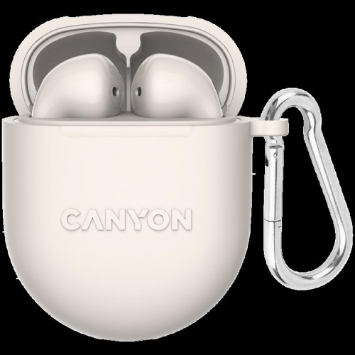 CANYON Kõrvaklapid mikrofoniga TWS-6 Beige