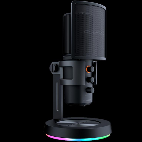 Cougar I Screamer-X I 3H500MK3B.0001 I MicrophoneI 3 Omni-Dimesion Mic / Noise Reduction / Pop Filter / RGB Base