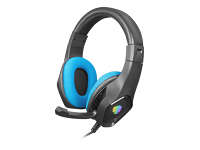 NATEC Fury gaming Headset Phantom black-blue