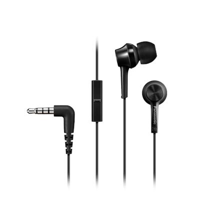 Panasonic | Canal type | RP-TCM115E-K | Wired | In-ear | Mikrofon | Black RP-TCM115E-K