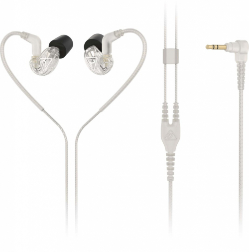 Behringer SD251-CL - In-ear headphones with MMCX connector, transparent