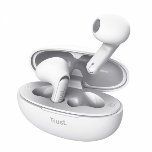 Trust Yavi Kõrvaklapid mikrofoniga True Wireless Stereo (TWS) In-ear Calls/Music USB Type-C Bluetooth White