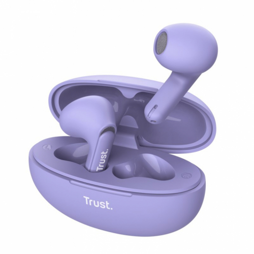 Trust Yavi Kõrvaklapid mikrofoniga True Wireless Stereo (TWS) In-ear Calls/Music USB Type-C Bluetooth Purple