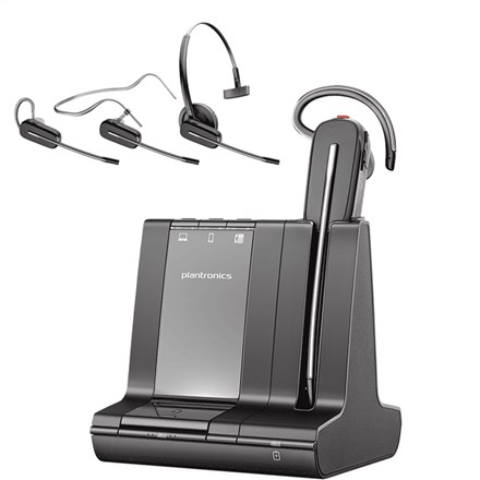 POLY 8240 Office Headset Wireless Ear-hook, In-ear Office/Call center Bluetooth Black