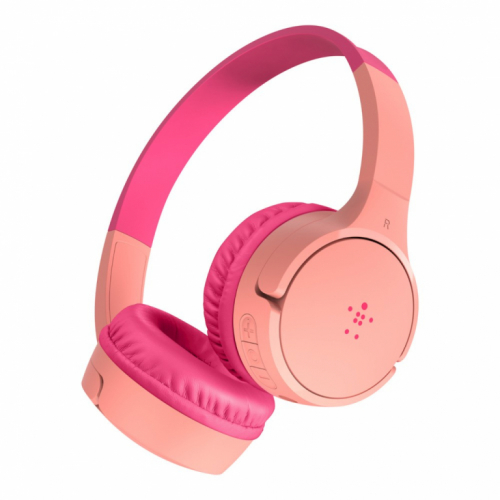 Belkin Wireless headphones for kids pink