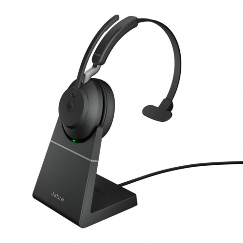 Jabra Kõrvaklapid mikrofoniga Evolve2 65 MS Mono, inkl. Link 380a & Ladesta.