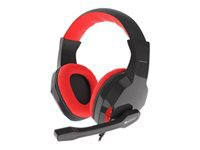 NATEC NSG-1437 GENESIS Gaming Kõrvaklapid mikrofoniga ARGON 110 Stereo Black-Red