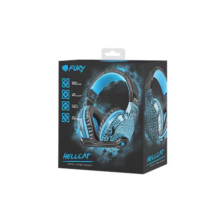 Fury | Wired | On-Ear | Gaming Headset | NFU-0863	Hellcat NFU-0863