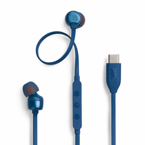 JBL Tune 310C USB-C, kõrvasisesed, sinine - Juhtmega kõrvaklapid / JBLT310CBLU