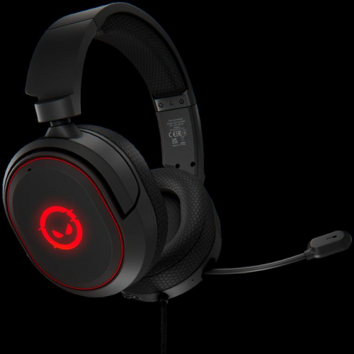 LORGAR Kaya 460, USB Gaming Kõrvaklapid mikrofoniga with Mikrofon, CM108B, RGB backlight, Plug&Play, USB-A connection cable 2m, fabric ear pads, size: 192*184.7*88mm, 0.329kg, black