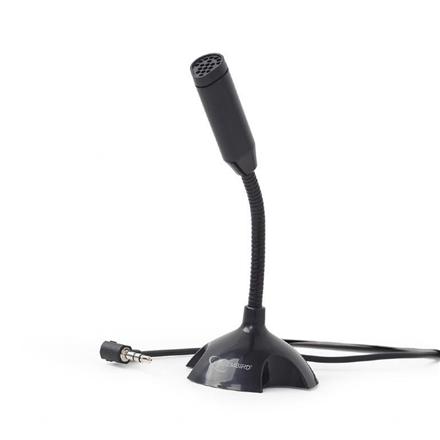 Gembird | Desktop Microphone | MIC-D-02 | 3.5 mm | Black | 3.5 mm audio plug