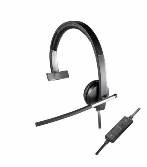 Logitech USB Headset Mono H650e Head-band Black, Grey