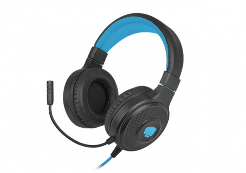 FURY NFU-1585 headphones/Kõrvaklapid mikrofoniga Wired Head-band Gaming Black, Blue