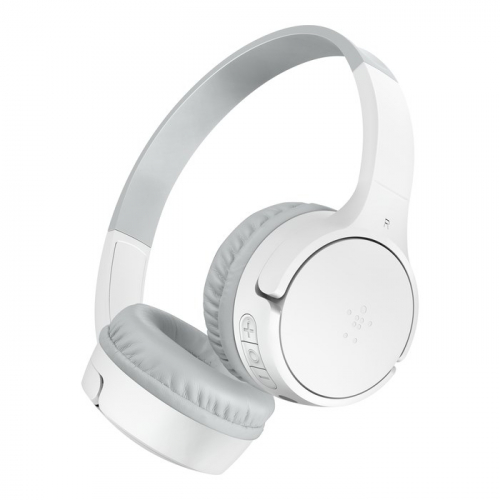 Belkin SoundForm Mini Headset Wireless Head-band Calls/Music USB Type-C White