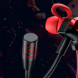 WEKOME Wired headphones for gamers jack 3,5mm red