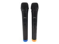 MEDIA-TECH ACCENT PRO MT395 Two Wireless Microphones and USB Receiver for Karaoke Speakers