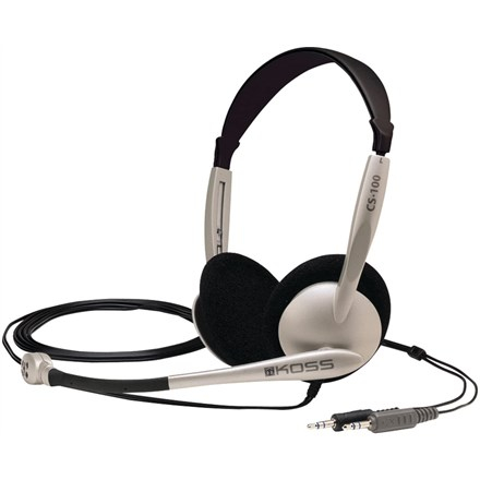 Koss | CS100 | Headphones | Wired | On-Ear | Mikrofon | Black/Gold