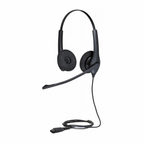 Jabra BIZ 1500 Duo QD Wired Headset, Black