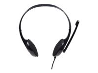 GEMBIRD MHS-002 Gembird Mikrofon & stereo headphones MHS-002, black color