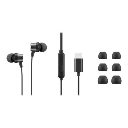 Lenovo | USB-C Wired In-Ear Headphones (with inline control) | 4XD1J77351 | Wired | Black