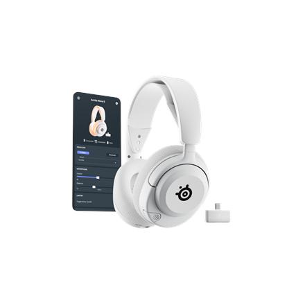 SteelSeries Gaming Headset | Arctis Nova 5 | Bluetooth | Over-ear | Microphone | Noise canceling | Wireless | White 61671