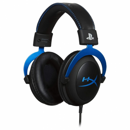 HyperX Cloud Wired Gaming Kõrvaklapid mikrofoniga Head-band Black/Blue