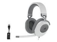 CORSAIR HS65 Surround Kõrvaklapid mikrofoniga White EU