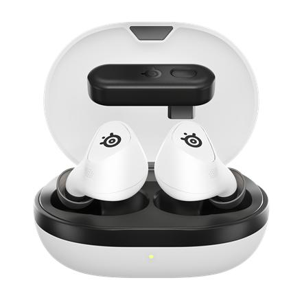 SteelSeries | Wireless Gaming Earbuds | Arctis GameBuds | Bluetooth | In-Ear | Microphone | Wireless | White 61682