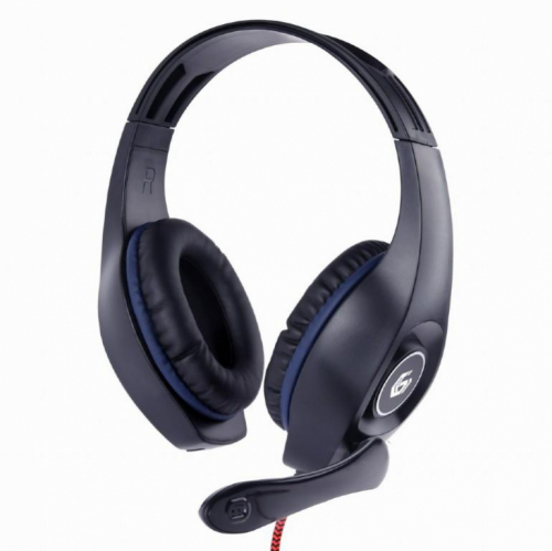 Kõrvaklapid mikrofoniga GAMING/BLUE/BLACK GHS-05-B GEMBIRD