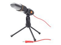 GEMBIRD MIC-D-03 Gembird Desktop Microphone with a tripod, MIC-D-03, black