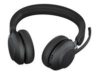 JABRA Evolve2 65 UC Stereo Headset on-ear Bluetooth wireless USB-C noise isolating black