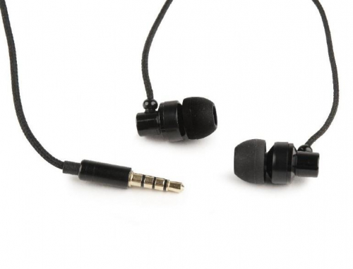 Kõrvaklapid mikrofoniga PARIS IN-EAR BLACK/MHS-EP-CDG-B GEMBIRD