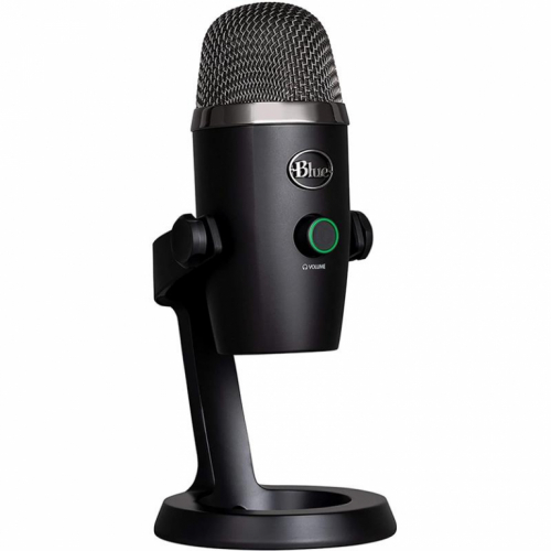 Blue Yeti Nano, 3,5 mm, USB, must - Mikrofon / 988-000401