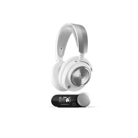 SteelSeries | Gaming Kõrvaklapid mikrofoniga | Arctis Nova Pro P | Bluetooth | Over-Ear | Noise canceling | Wireless | White