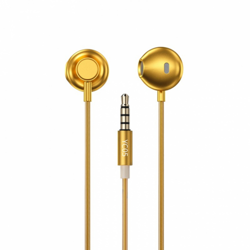 WEKOME Wired headphones jack 3,5mm gold