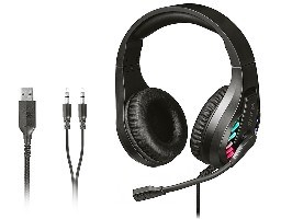 A4TECH Bloody G230p USB+AUX3.5-4P Black Headphones